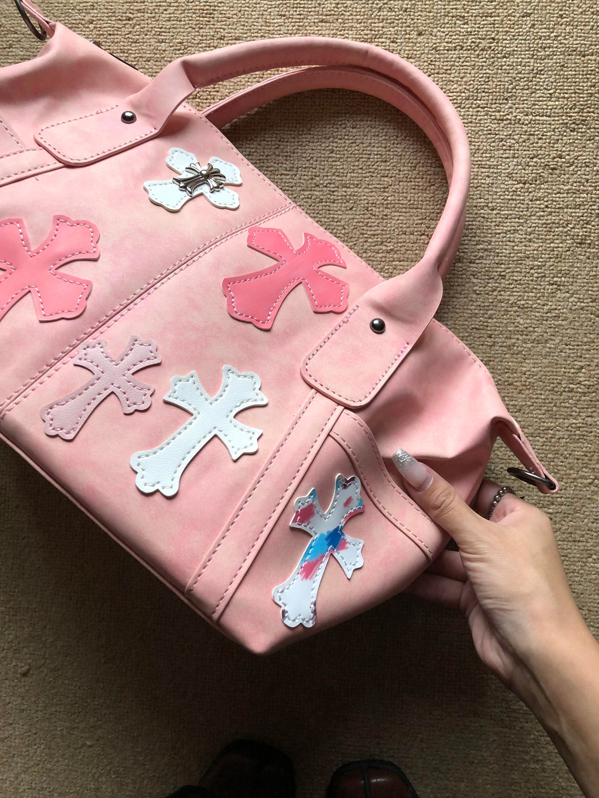 404CLVB Pink Cross Bag