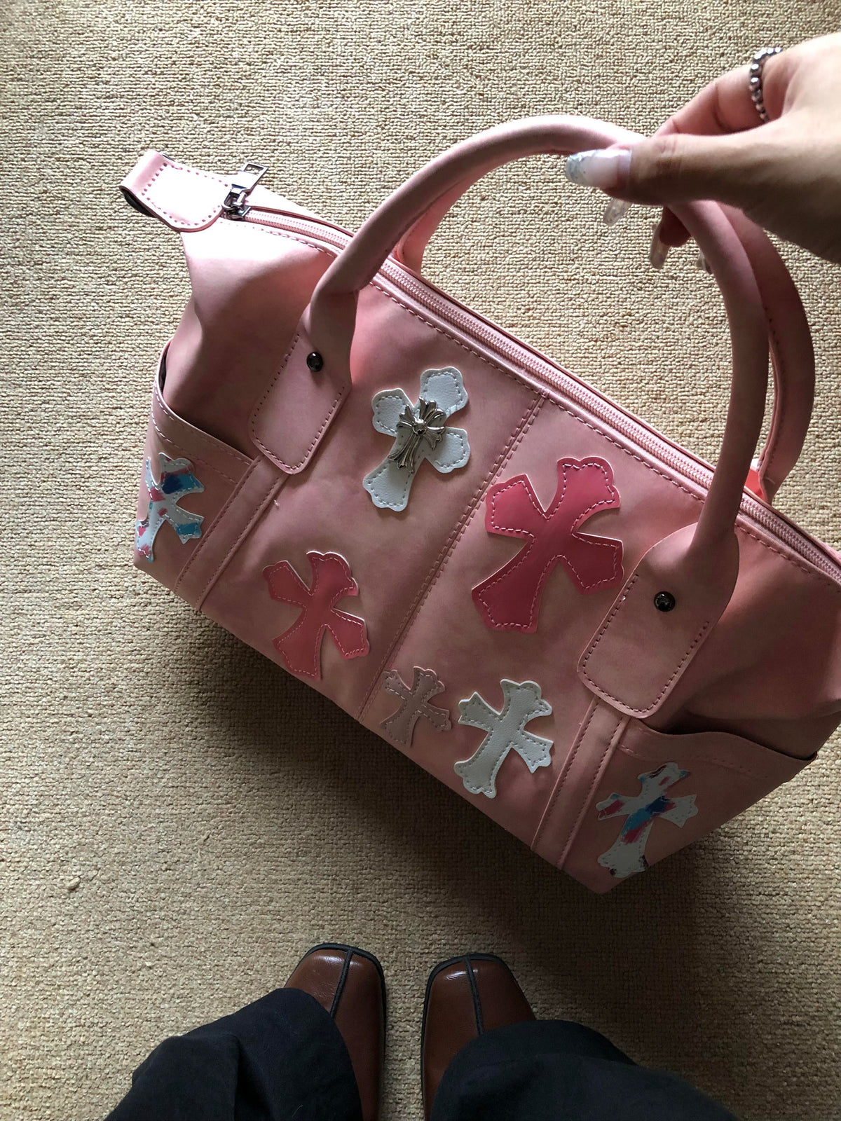 404CLVB Pink Cross Bag